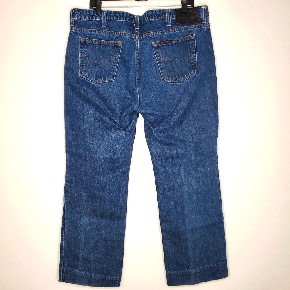 19) HARLEY-DAVIDSON Straight Leg Jeans Sz. 16 - Picture 4 of 10